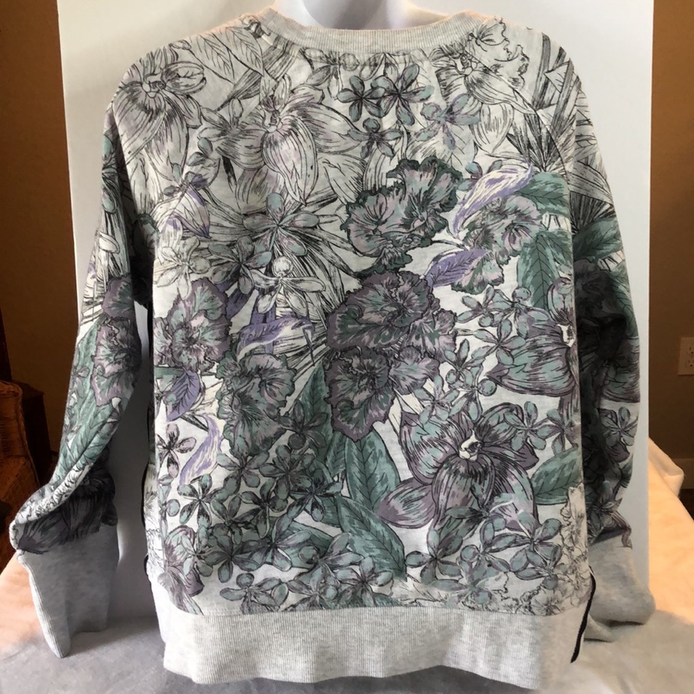 Calvin Klein Floral Sweatshirt cotton/ polyester blend - Picture 4 of 7